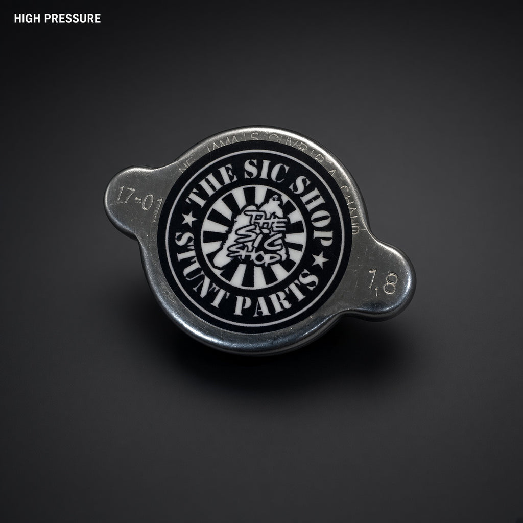 High pressure radiator cap Chrome